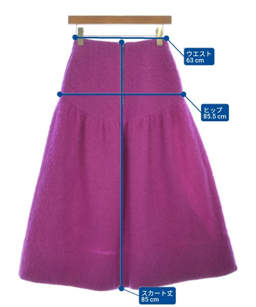 SHE Tokyo（シートーキョー）ロング・マキシ丈スカート 紫 サイズ:34(XS位) レディース/2200673185013