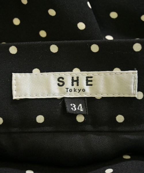 SHE Tokyo（シートーキョー）ロング・マキシ丈スカート 黒 サイズ:34(XS位) レディース/2200645055047