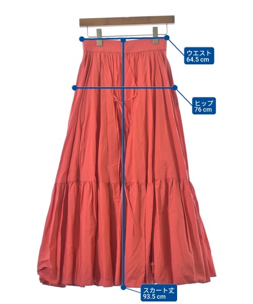 SHE Tokyo（シートーキョー）ロング・マキシ丈スカート 赤 サイズ:34(XS位) レディース/2200645055122