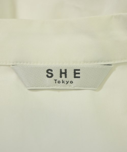 SHE Tokyo（シートーキョー）ブラウス 白 サイズ:F レディース/2200666793058