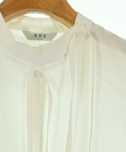 SHE Tokyo（シートーキョー）ブラウス 白 サイズ:F レディース/2200666793058
