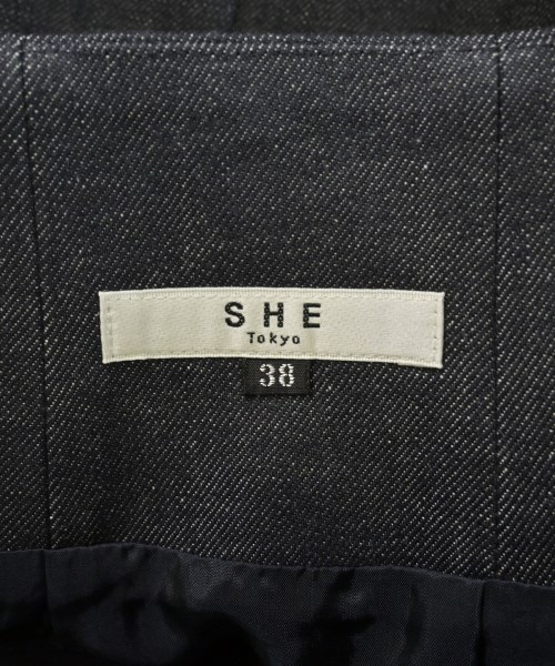SHE Tokyo（シートーキョー）ロング・マキシ丈スカート 紺 サイズ:38(M位) レディース/2200671400026