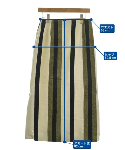 Prefer SHIPS（プリファーシップス）ロング・マキシ丈スカート 白 サイズ:38(M位) レディース/2200622041094