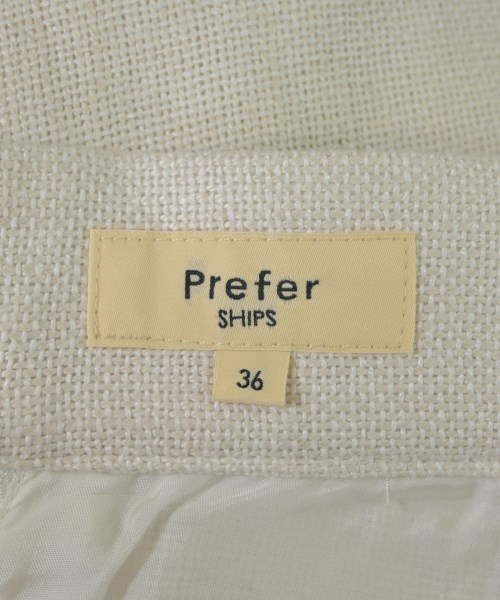 Prefer SHIPS（プリファーシップス）ロング・マキシ丈スカート 白 サイズ:36(S位) レディース/2200620944120