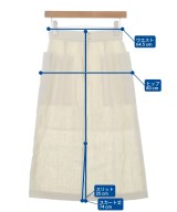 Prefer SHIPS（プリファーシップス）ロング・マキシ丈スカート 白 サイズ:36(S位) レディース/2200620944120