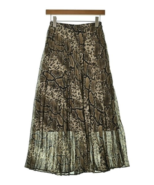 Prefer SHIPS(プリファーシップス)ロング・マキシ丈スカート 茶 サイズ:ONE/2200658748066