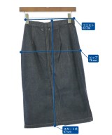 SERGE de bleu（サージ）ロング・マキシ丈スカート 紺 サイズ:36(S位) レディース/2200639983127