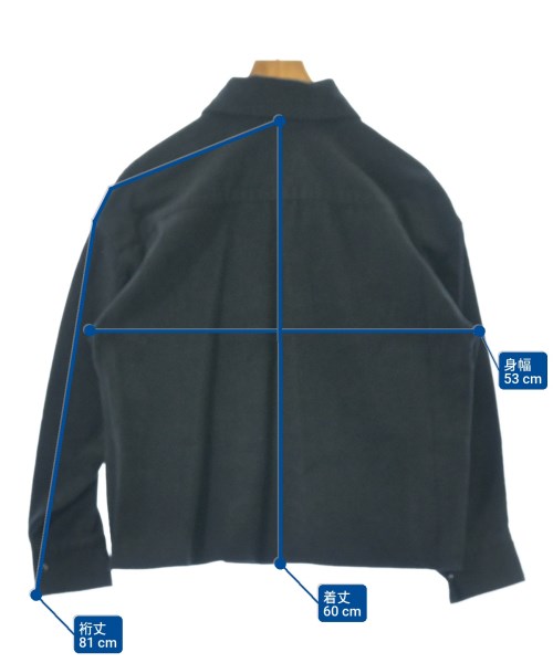 SERGE de bleu（サージ）カジュアルシャツ 黒 サイズ:36(S位) レディース/2200644608121