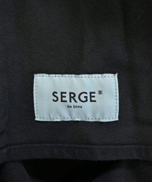 SERGE de bleu（サージ）カジュアルシャツ 黒 サイズ:36(S位) レディース/2200644608138
