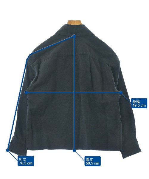 SERGE de bleu（サージ）カジュアルシャツ 黒 サイズ:36(S位) レディース/2200644608138