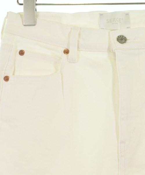 SERGE de bleu（サージ）デニムパンツ 白 サイズ:25(S位) レディース/2200616764114