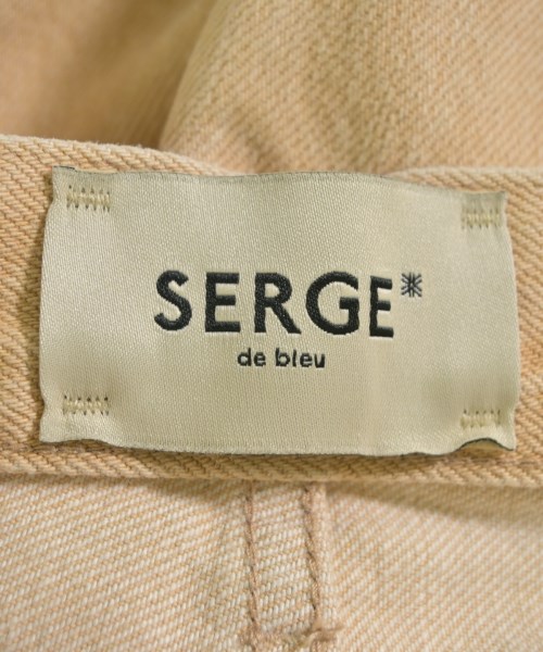 SERGE de bleu（サージ）デニムパンツ ベージュ サイズ:26(M位) レディース/2200612472013