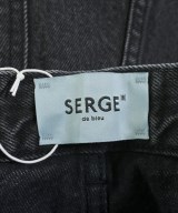 SERGE de bleu（サージ）デニムパンツ 黒 サイズ:26(M位) レディース/2200618095025