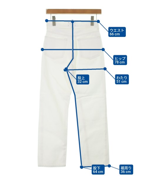 SERGE de bleu（サージ）その他 白 サイズ:24(XXS位) メンズ/2200564876334