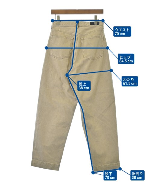 SERGE de bleu（サージ）デニムパンツ ベージュ サイズ:24(S位) レディース/2200680476029