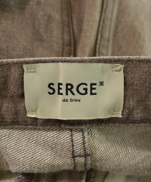 SERGE de bleu（サージ）デニムパンツ 茶 サイズ:23(XS位) レディース/2200719702075