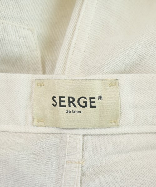SERGE de bleu（サージ）デニムパンツ 白 サイズ:23(XS位) レディース/2200728808027