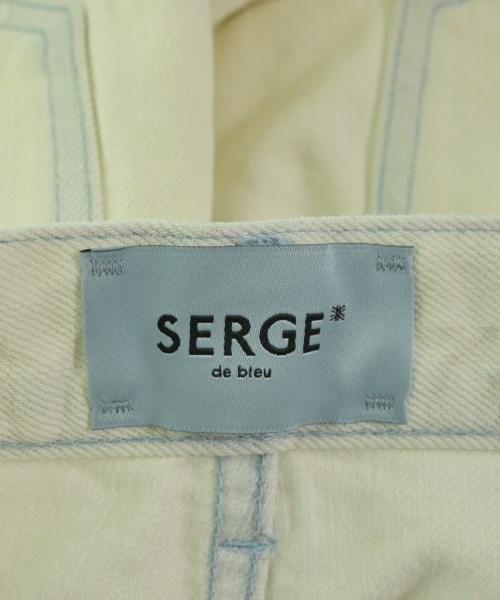 SERGE de bleu（サージ）デニムパンツ 白 サイズ:24(S位) レディース/2200721887036