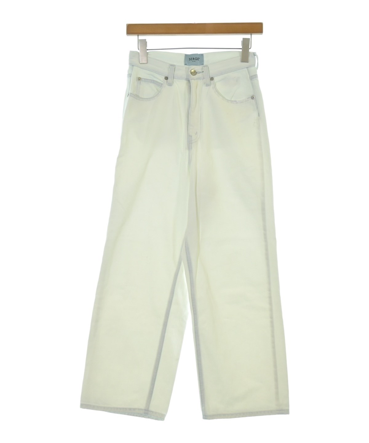 SERGE de bleu サージ ブラウス S ベージュ 【古着】【中古】【送料無料】 SERGE de bleu - SERGE de bleu サージ ブラウス M ベージュ 【古着