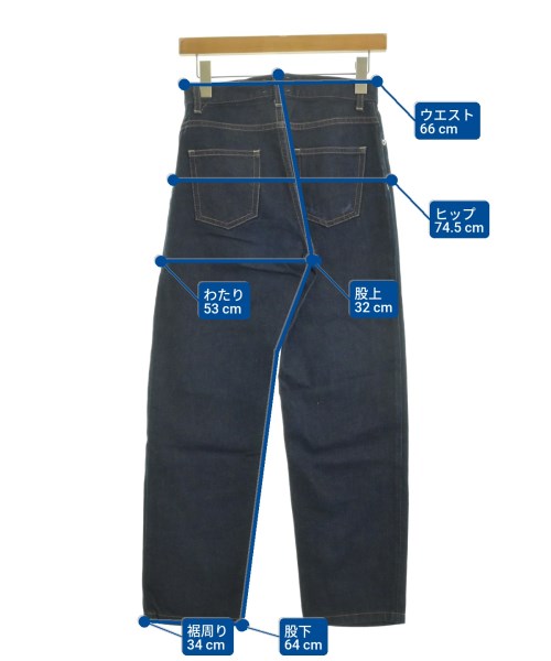SERGE de bleu（サージ）デニムパンツ 紺 サイズ:23(XS位) レディース/2200683695090