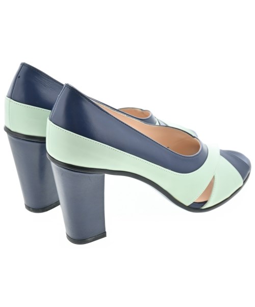 CARVEN ROND POINT（カルヴェン　ロン　ポワン）パンプス 紺 サイズ:24cm レディース/2200657673024