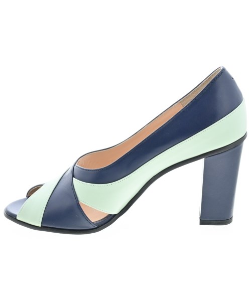 CARVEN ROND POINT（カルヴェン　ロン　ポワン）パンプス 紺 サイズ:24cm レディース/2200657673024