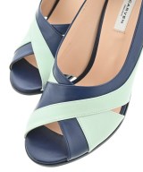 CARVEN ROND POINT（カルヴェン　ロン　ポワン）パンプス 紺 サイズ:24cm レディース/2200657673024