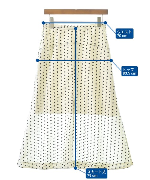 chere iena（シエールイエナ）ロング・マキシ丈スカート 白 サイズ:38(M位) レディース/2200666359476
