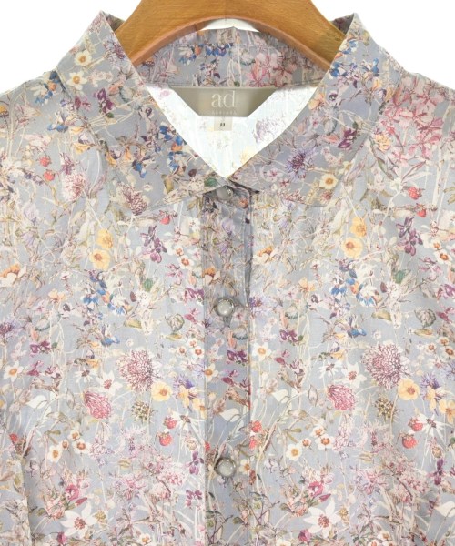 ad addenda（エイディーアデンダ）カジュアルシャツ グレー サイズ:11(L位) レディース/2200662609179