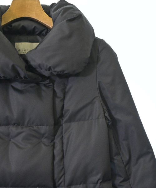 M-PREMIER COUTURE（エムプルミエクチュール）ダウンコート 紺 サイズ:34(XS位) レディース/2200620910019