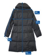 M-PREMIER COUTURE（エムプルミエクチュール）ダウンコート 紺 サイズ:34(XS位) レディース/2200620910019