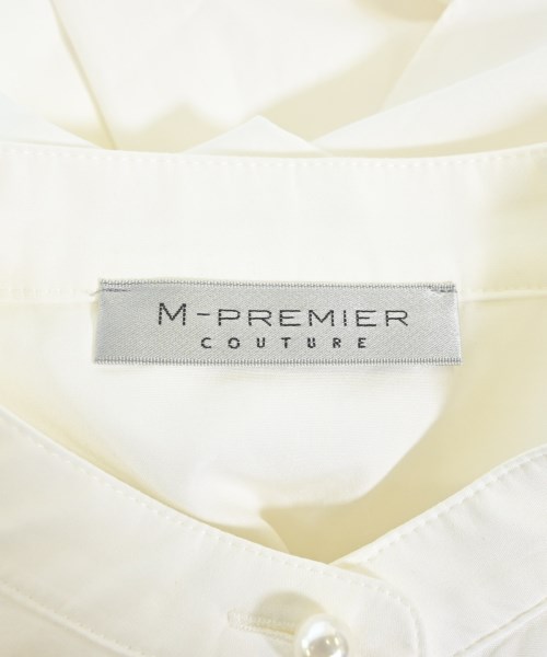 M-PREMIER COUTURE（エムプルミエクチュール）カジュアルシャツ 白 サイズ:36(S位) レディース/2200606804035