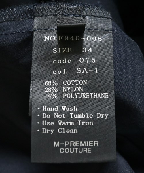 M-PREMIER COUTURE（エムプルミエクチュール）ワンピース 紺 サイズ:34(XS位) レディース/2200692681046