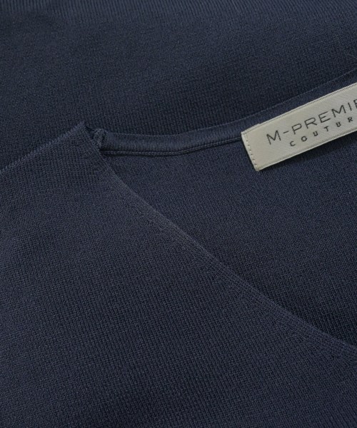 M-PREMIER COUTURE（エムプルミエクチュール）ニット・セーター 紺 サイズ:34P(XS位) レディース/2200707129099