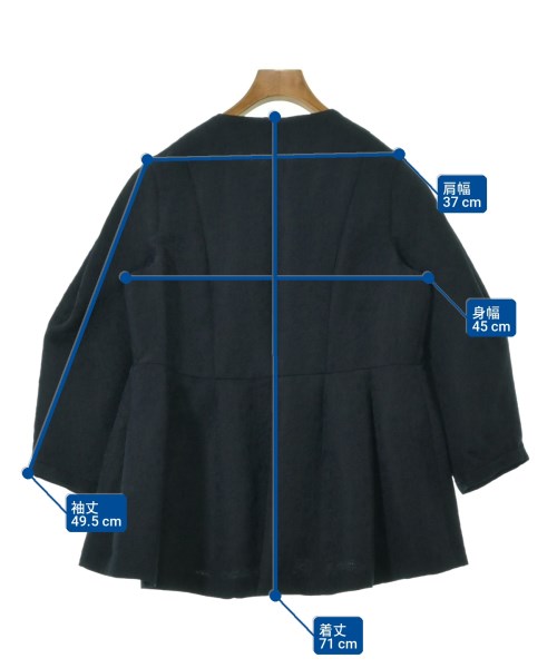 M-PREMIER COUTURE（エムプルミエクチュール）ブラウス 黒 サイズ:36(S位) レディース/2200725239145