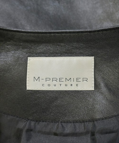 M-PREMIER COUTURE（エムプルミエクチュール）ライダース 黒 サイズ:38(M位) レディース/2200691365039