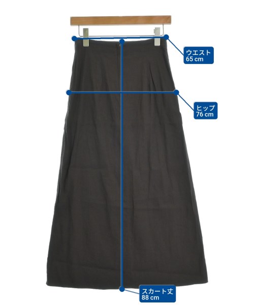 BLENHEIM（ブレンヘイム）ロング・マキシ丈スカート 茶 サイズ:S レディース/2200635585028