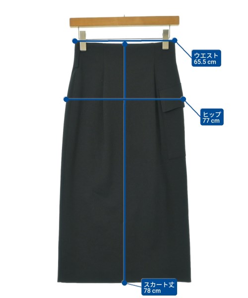 BLENHEIM（ブレンヘイム）ロング・マキシ丈スカート 黒 サイズ:XS レディース/2200670882021