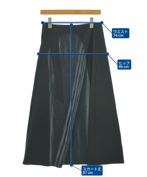 BLENHEIM（ブレンヘイム）ひざ丈スカート 黒 サイズ:S レディース/2200675138062