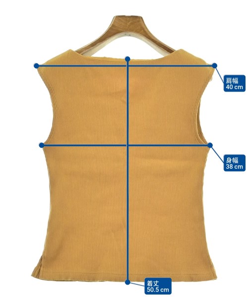 BLENHEIM（ブレンヘイム）ノースリーブ 黄 サイズ:M レディース/2200673650078