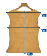 BLENHEIM（ブレンヘイム）ノースリーブ 黄 サイズ:M レディース/2200673650078