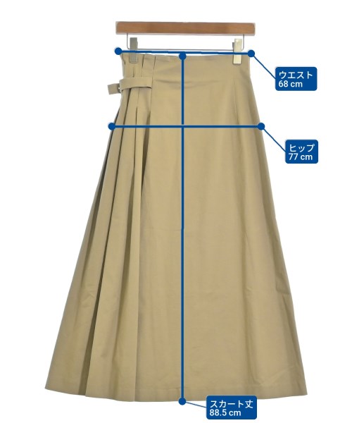 BLENHEIM（ブレンヘイム）ロング・マキシ丈スカート ベージュ サイズ:S レディース/2200676247060