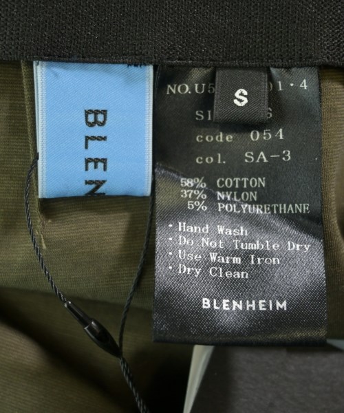 BLENHEIM（ブレンヘイム）スラックス カーキ サイズ:S レディース/2200655567578