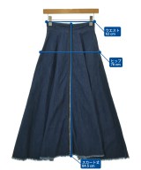 BLENHEIM（ブレンヘイム）ロング・マキシ丈スカート 紺 サイズ:XS レディース/2200704123038