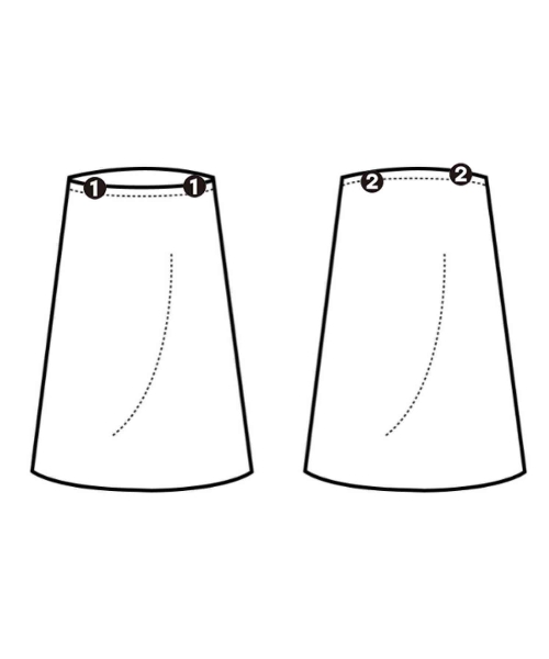 BLENHEIM（ブレンヘイム）ロング・マキシ丈スカート 茶 サイズ:XS レディース/2200669326017