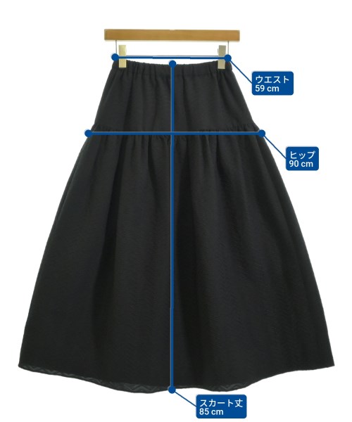 BLENHEIM（ブレンヘイム）ロング・マキシ丈スカート 黒 サイズ:S レディース/2200668439039