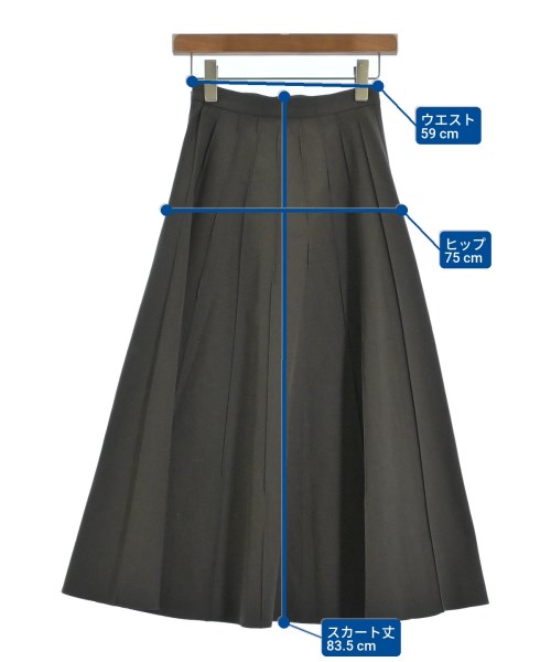 BLENHEIM（ブレンヘイム）ロング・マキシ丈スカート 茶 サイズ:XS レディース/2200680233035