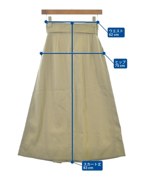 BLENHEIM（ブレンヘイム）ロング・マキシ丈スカート カーキ サイズ:XS レディース/2200680233073
