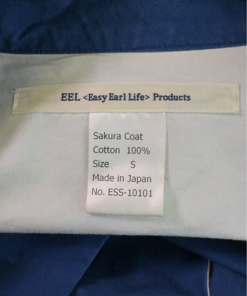 EEL<EasyEarlLife> Products（イールプロダクツ）ステンカラーコート 青 サイズ:S メンズ/2200519466047
