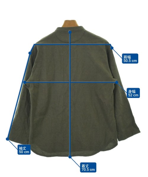 EEL<EasyEarlLife> Products（イールプロダクツ）カジュアルシャツ カーキ サイズ:XS メンズ/2200718918408